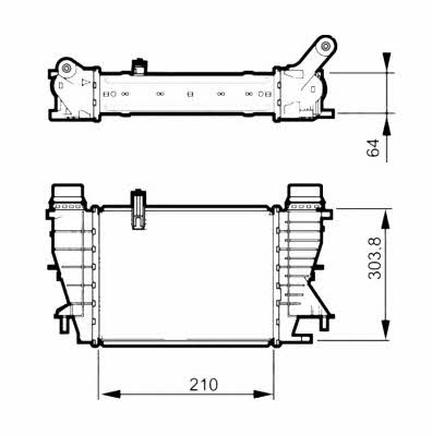 NRF Intercooler, charger – price 327 PLN