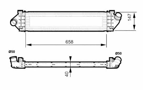 NRF Intercooler, charger – price 379 PLN