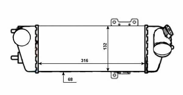 NRF Intercooler, charger – price 435 PLN