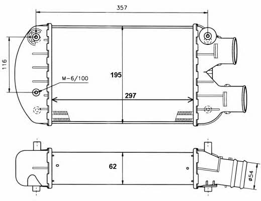 NRF Intercooler, charger – price 244 PLN