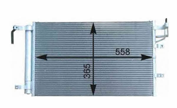 Air conditioner condenser KIA Spectra (Kia Spectra): 35982 NRF AC Condenser