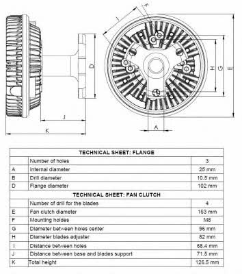 NRF 49078 Viscous coupling assembly 49078 49078 NRF Viscous coupling assembly