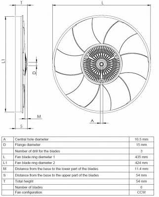 NRF 49560 Viscous coupling assembly 49560