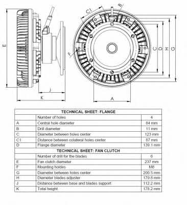 NRF 49116 Viscous coupling assembly 49116
