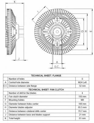 NRF Viscous coupling assembly – price 276 PLN