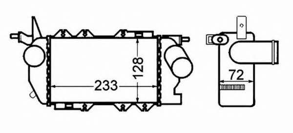 NRF Intercooler, charger – price 273 PLN