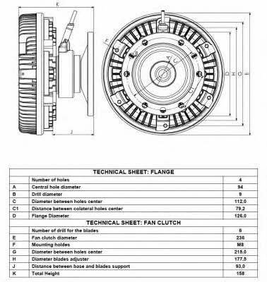 NRF Viscous coupling assembly – price 1389 PLN