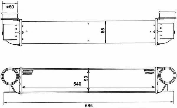 NRF Intercooler, charger – price 276 PLN