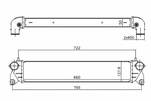 NRF Intercooler, charger – price 288 PLN