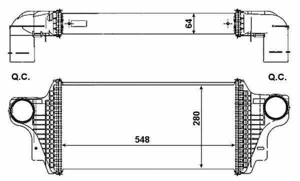 NRF Intercooler, charger – price 663 PLN