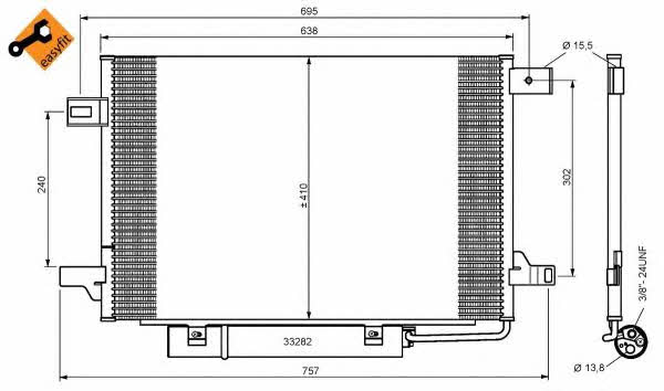 AC Condenser NRF 35758
