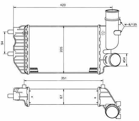 NRF Intercooler, charger – price 281 PLN