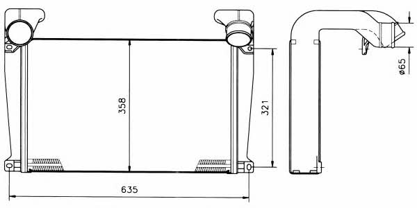 NRF Intercooler, charger – price 1379 PLN