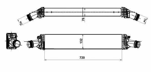 NRF Intercooler, charger – price 444 PLN