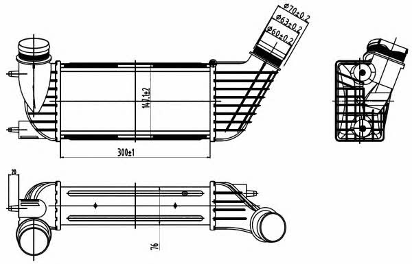 NRF Intercooler, charger – price 308 PLN
