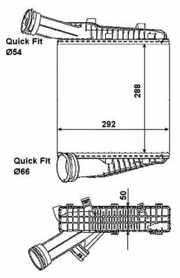 NRF Intercooler, charger – price 436 PLN