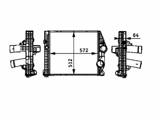 NRF Intercooler, charger – price 1115 PLN