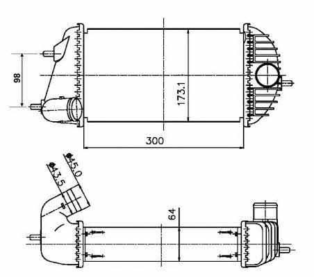 NRF Intercooler, charger – price 423 PLN