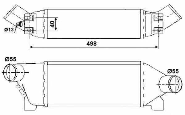 NRF Intercooler, charger – price 305 PLN