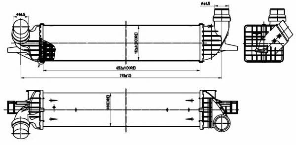 NRF Intercooler, charger – price 446 PLN