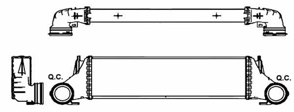 NRF Intercooler, charger – price 503 PLN
