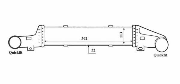 NRF Intercooler, charger – price 281 PLN