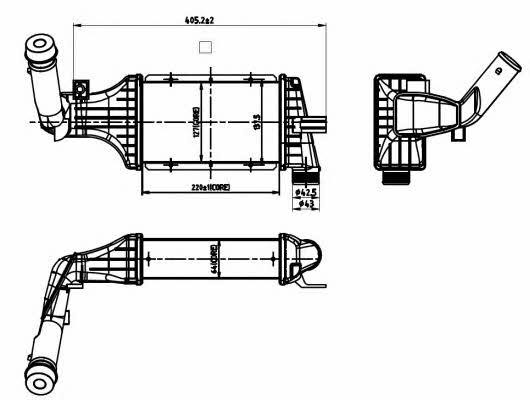 NRF Intercooler, charger – price 231 PLN
