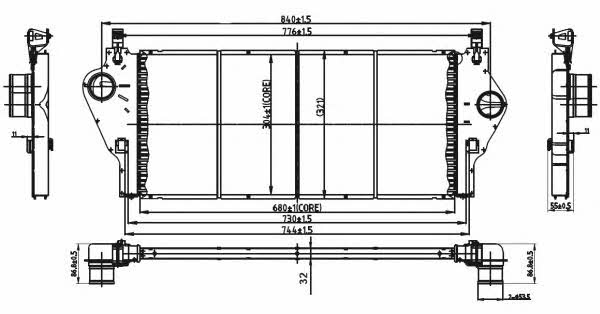 NRF Intercooler, charger – price 411 PLN