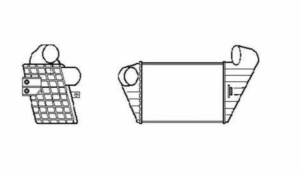 NRF 30434 Intercooler, charger 30434
