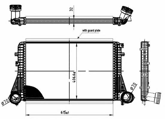 NRF Intercooler, charger – price 369 PLN