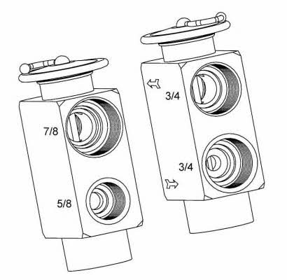 NRF Air conditioner expansion valve – price 121 PLN