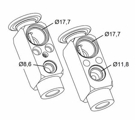 NRF Air conditioner expansion valve – price 107 PLN