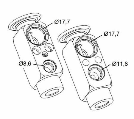 NRF Air conditioner expansion valve – price 120 PLN