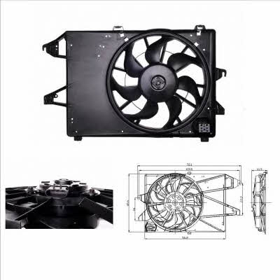 NRF 47005 Hub, engine cooling fan wheel 47005