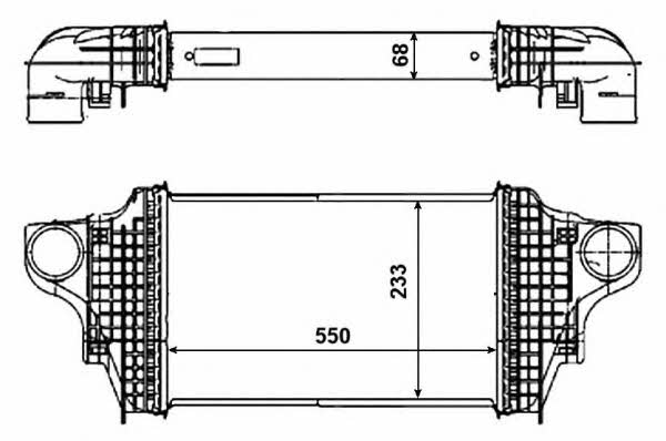 NRF Intercooler, charger – price 842 PLN