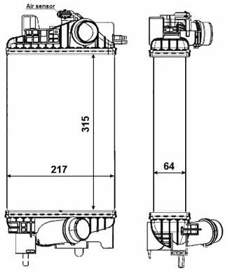 NRF Intercooler, charger – price 431 PLN