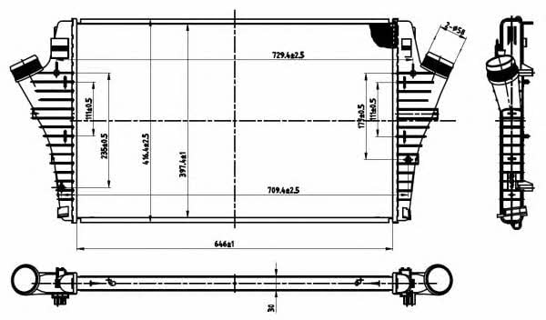 NRF Intercooler, charger – price 486 PLN