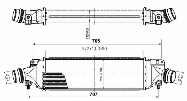 NRF Intercooler, charger – price 321 PLN