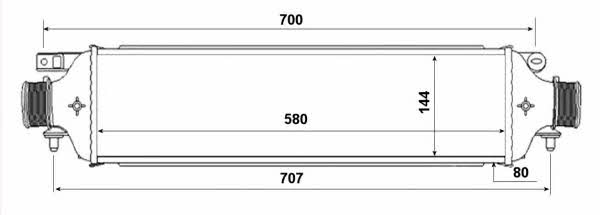 NRF Intercooler, charger – price 433 PLN