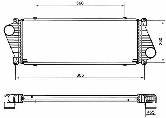 NRF Intercooler, charger – price 282 PLN
