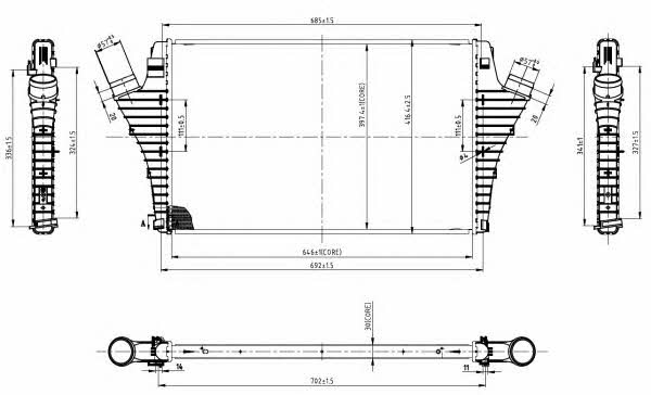 NRF Intercooler, charger – price 390 PLN
