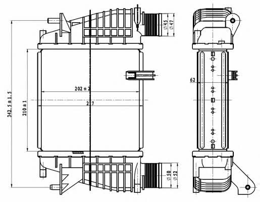NRF Intercooler, charger – price 335 PLN