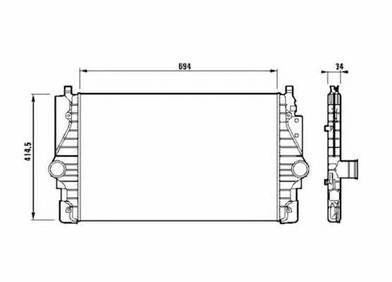 NRF Intercooler, charger – price 395 PLN
