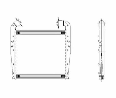 NRF Intercooler, charger – price 1618 PLN