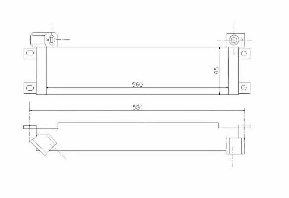 NRF Oil cooler – price 494 PLN
