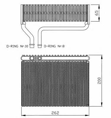 NRF 36099 Air conditioner evaporator 36099