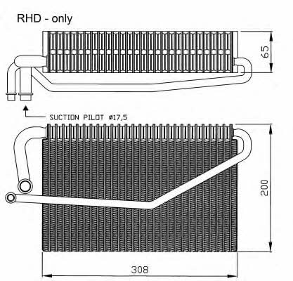 NRF Air conditioner evaporator – price 450 PLN