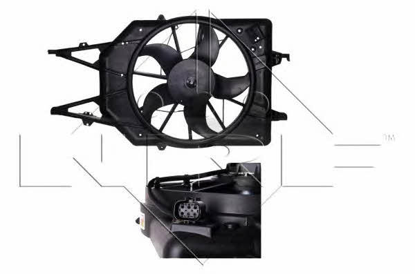 NRF 47034 Hub, engine cooling fan wheel 47034