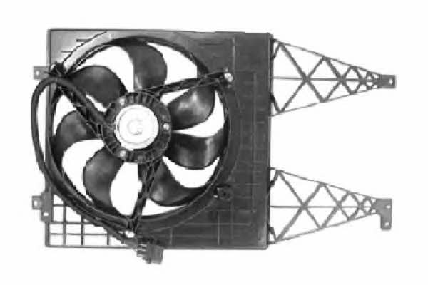 Car radiator fan Audi TT: 47056 NRF Hub, engine cooling fan wheel