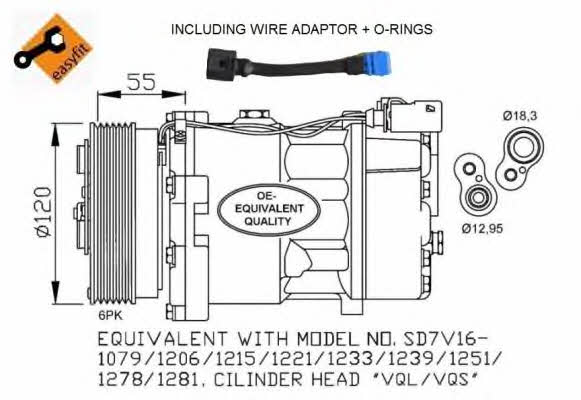 Compressor, air conditioning NRF 32064